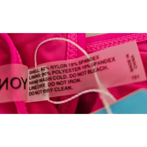 Yonique Womens Plus Size 16W Two-Piece Bikini High-Waisted Swimsuit Zigzag Sexy - Picture 10 of 11